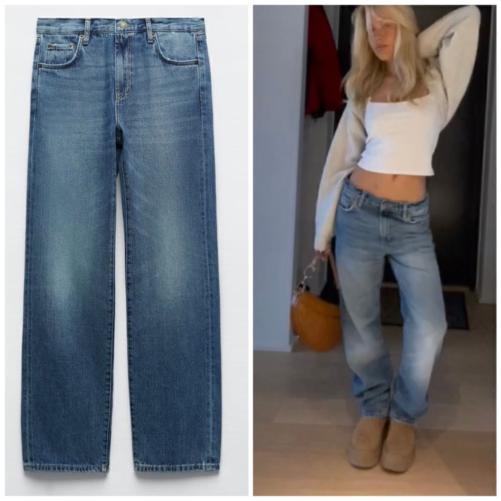 ZARA ZW THE SELVEDGE JEANS
FADED BLUE - Picture 1 of 9